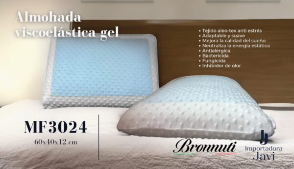 Almohada Viscoelástica Gel Mf3024 60x40x12cm