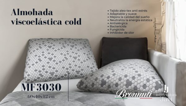 Almohada Viscoelástica Cold mf 3030 60x40x12cm
