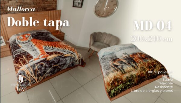 Cobija Doble Tapa Javi 200x240cm - Imagen 2