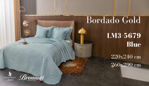 Colcha Bordada 220x240cm LM3 - Imagen 2