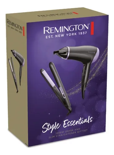Kit secador + plancha Remington Ref D-3016
