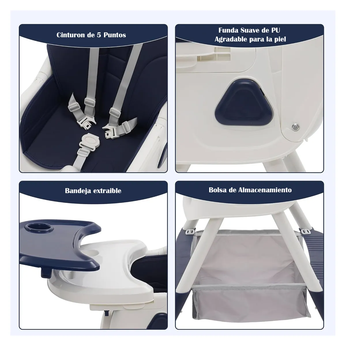 Silla Comedor para Bebé 5 en 1 - Imagen 4