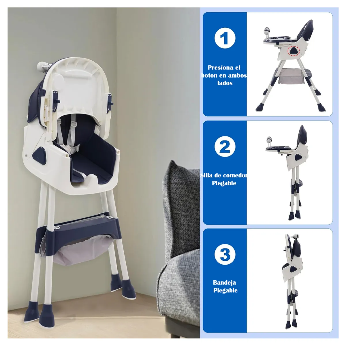 Silla Comedor para Bebé 5 en 1 - Imagen 2