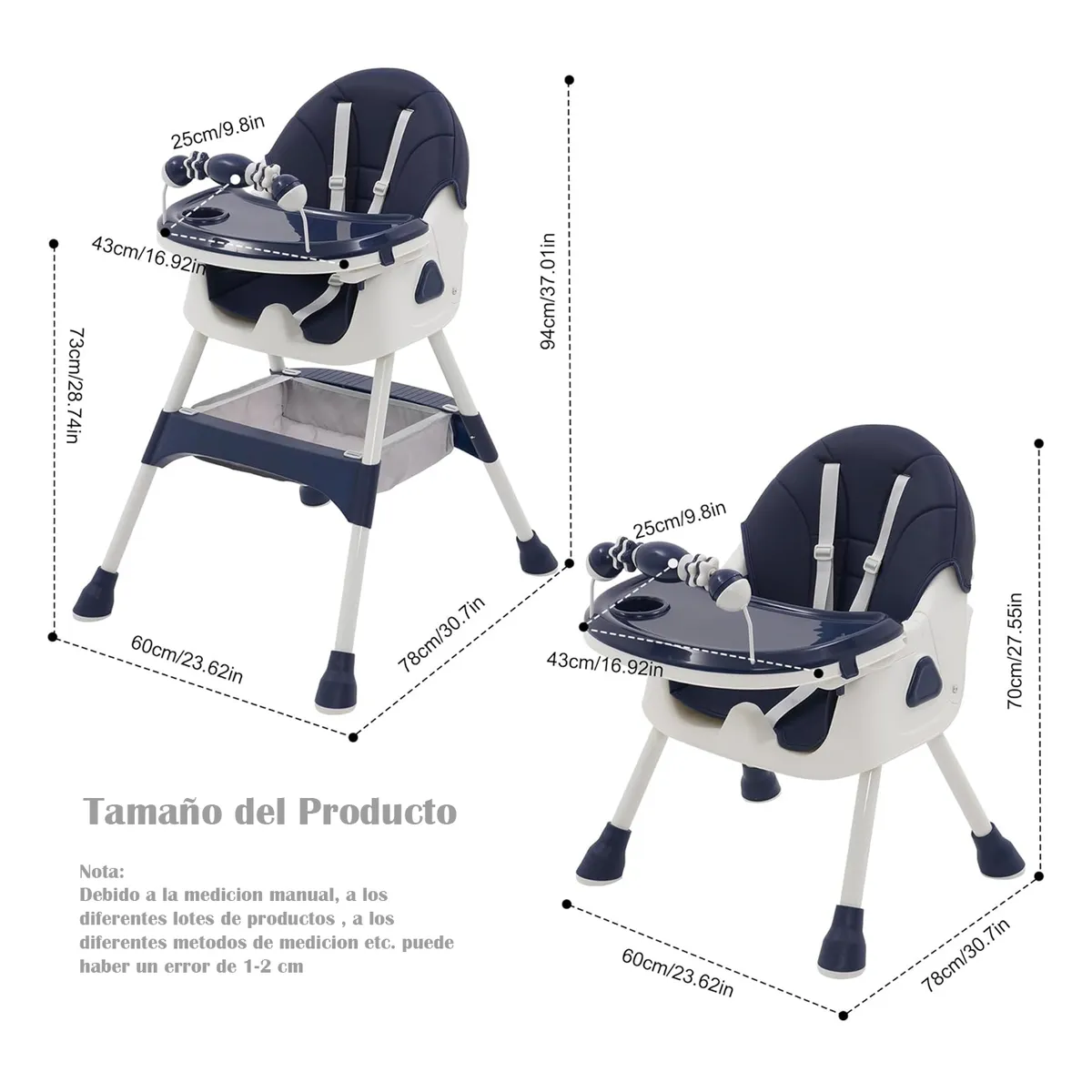 Silla Comedor para Bebé 5 en 1 - Imagen 5
