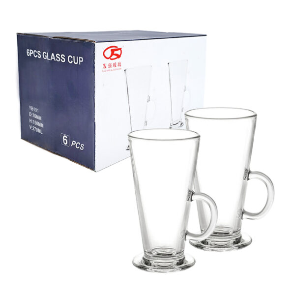 Set Vasos Suply de Vidrio – Caja x6