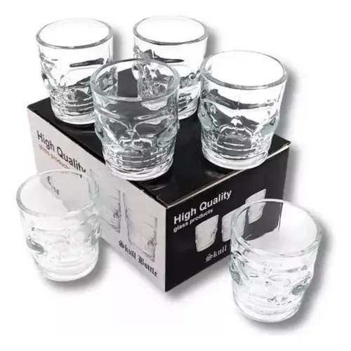 Set Vasos Calavera x6 Ref KL-195800