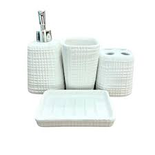Set Baño Crystal Bath 4 Piezas