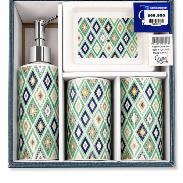 Set Baño Crystal Bath 4 P Ref 7502