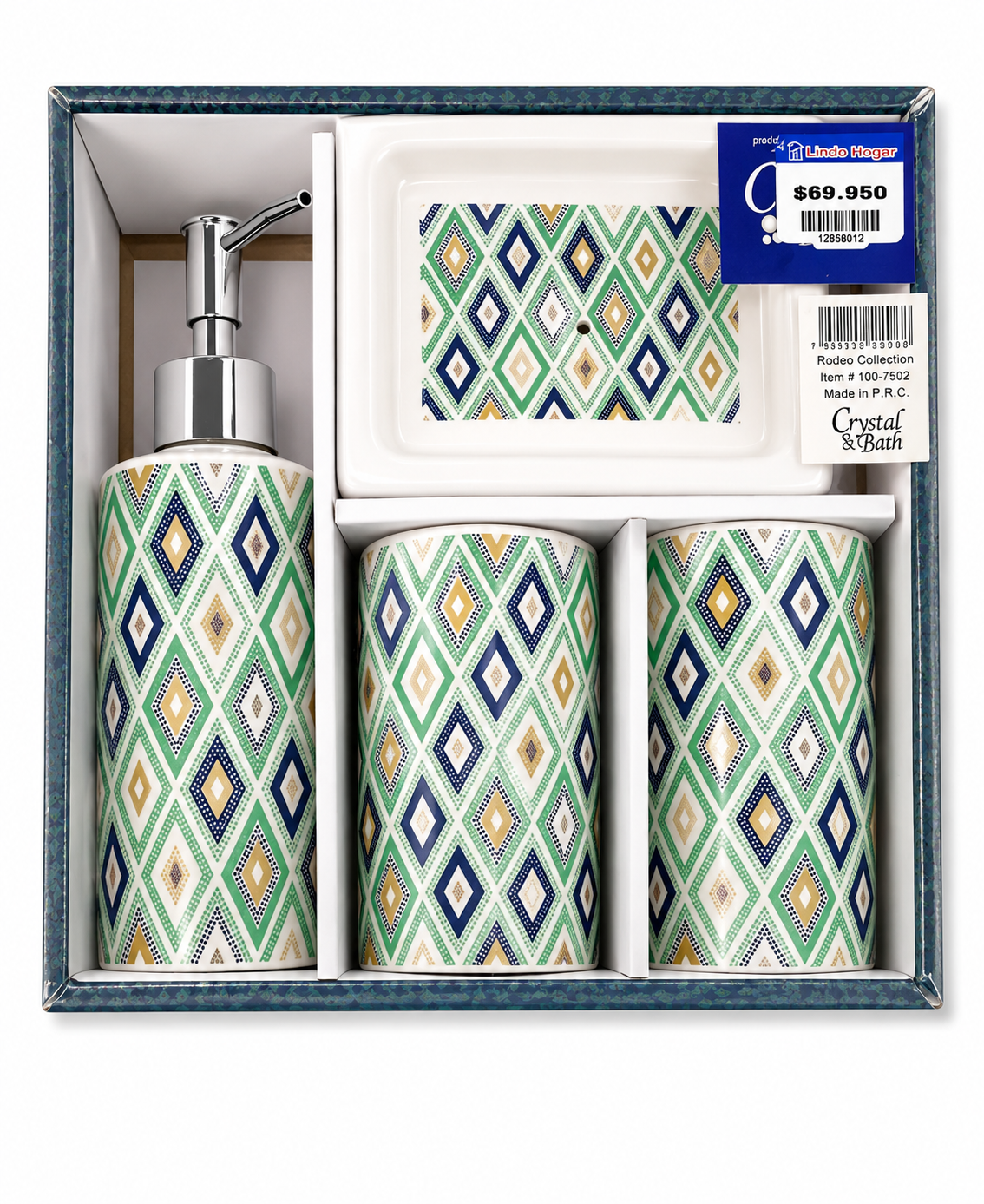 Set Baño Crystal Bath 4 P Ref 7502